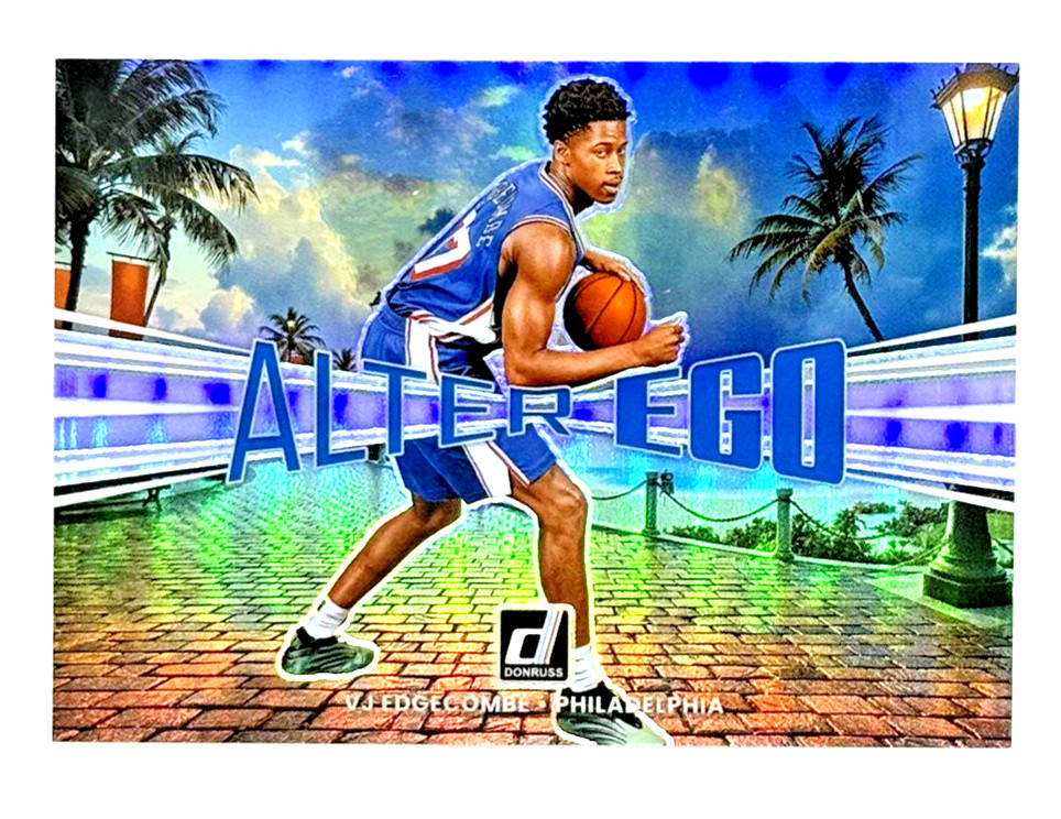 VJ Edgecombe 2025-26 Donruss #4 ALTER EGO PRIZM ROOKIE rc - CASE HIT Sixers VJ Edgecombe 2025-26 Donruss #4 ALTER EGO PRIZM ROOKIE rc - CASE HIT Sixers