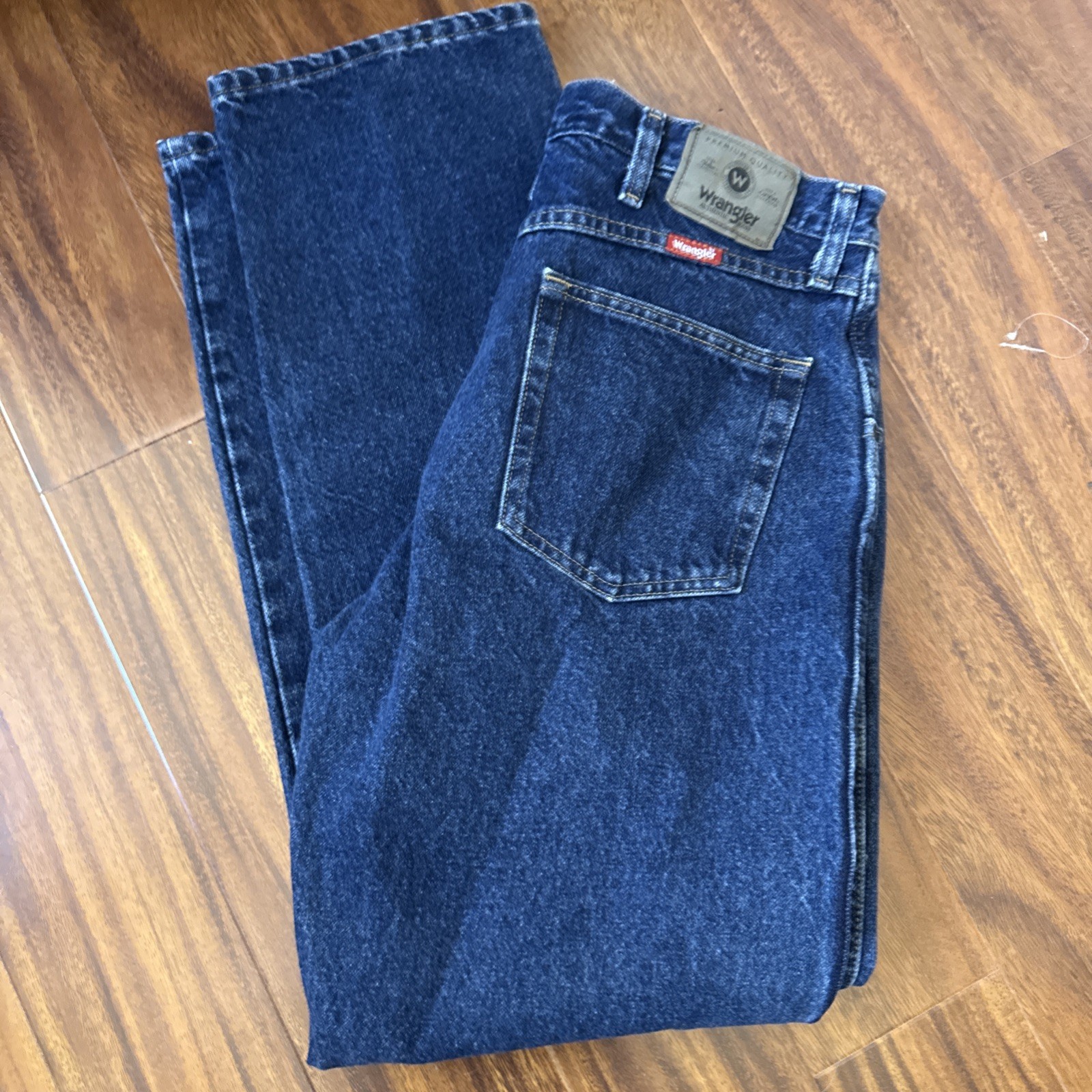 Vintage Y2K Wrangler Hero Authentic Jeans WA783 Dark Wash Straight Fit 36x32