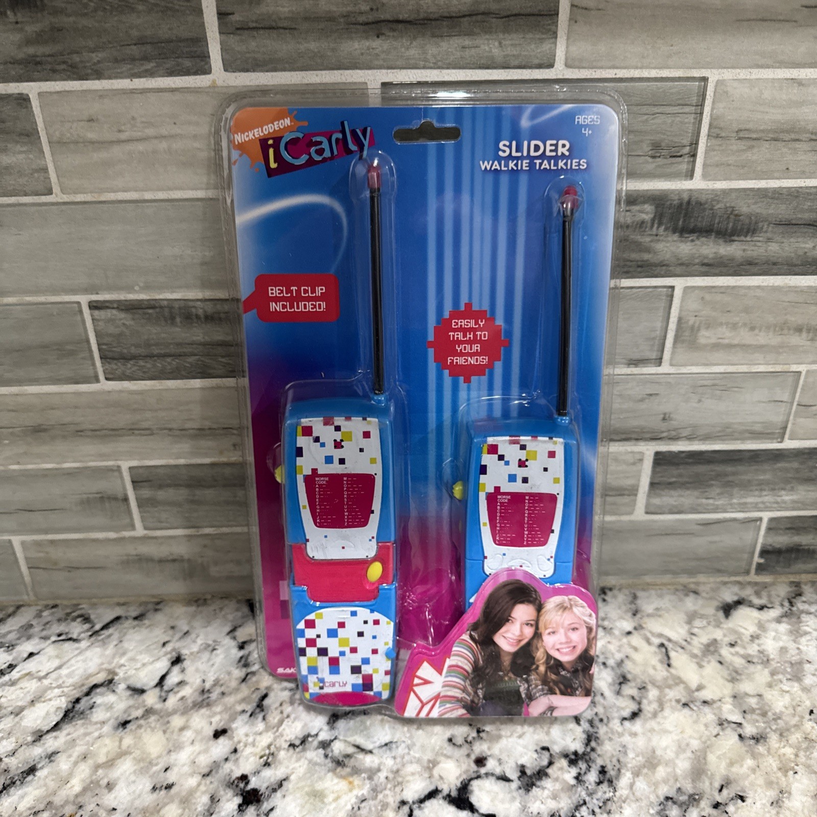 Rare New Sealed iCarly Slider Walkie Talkies. Nickelodeon  Toys 2009