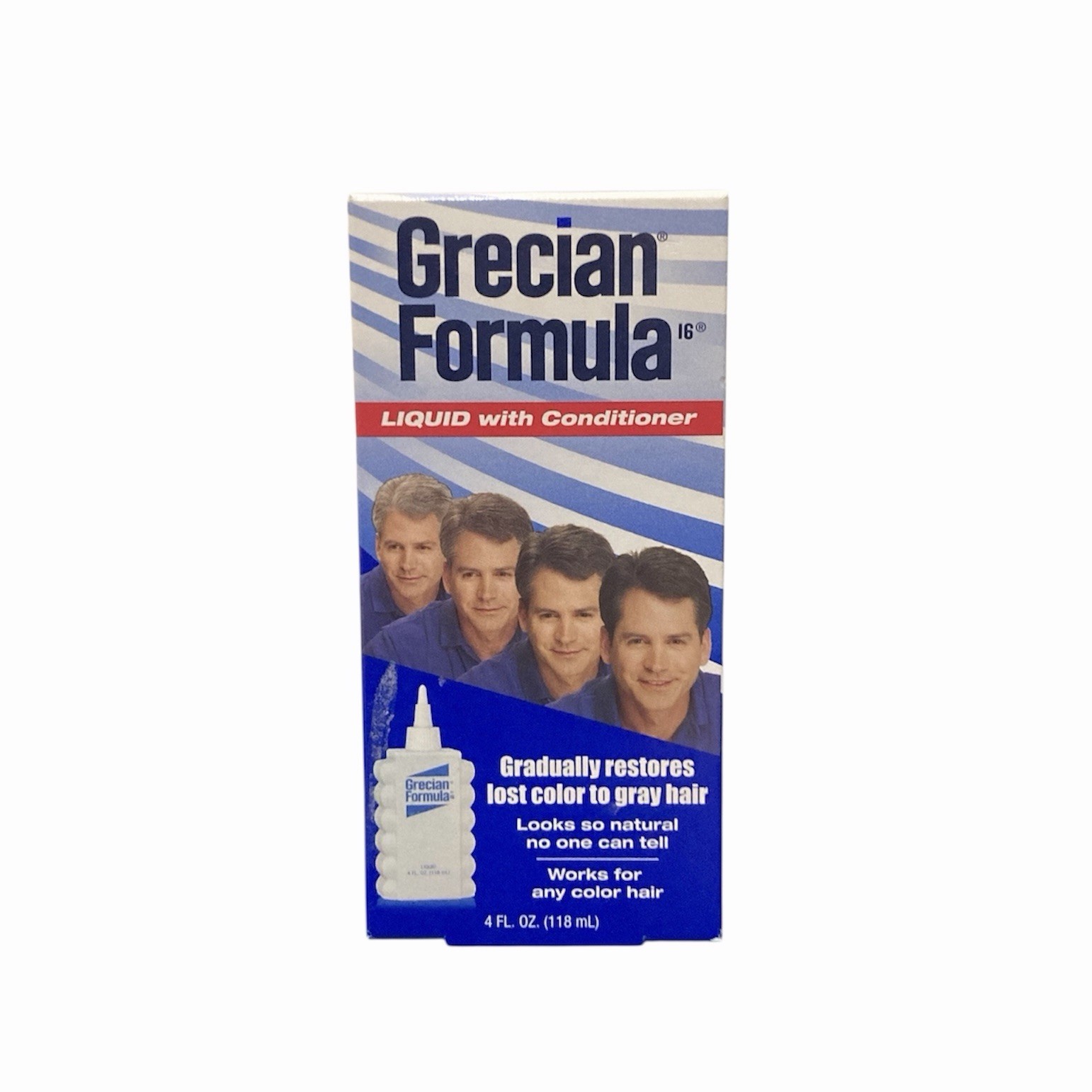 Grecian Formula Liquid with Conditioner Graduallly Restores Color 4 fl oz NEW Grecian Formula Liquid with Conditioner Graduallly Restores Color 4 fl oz NEW