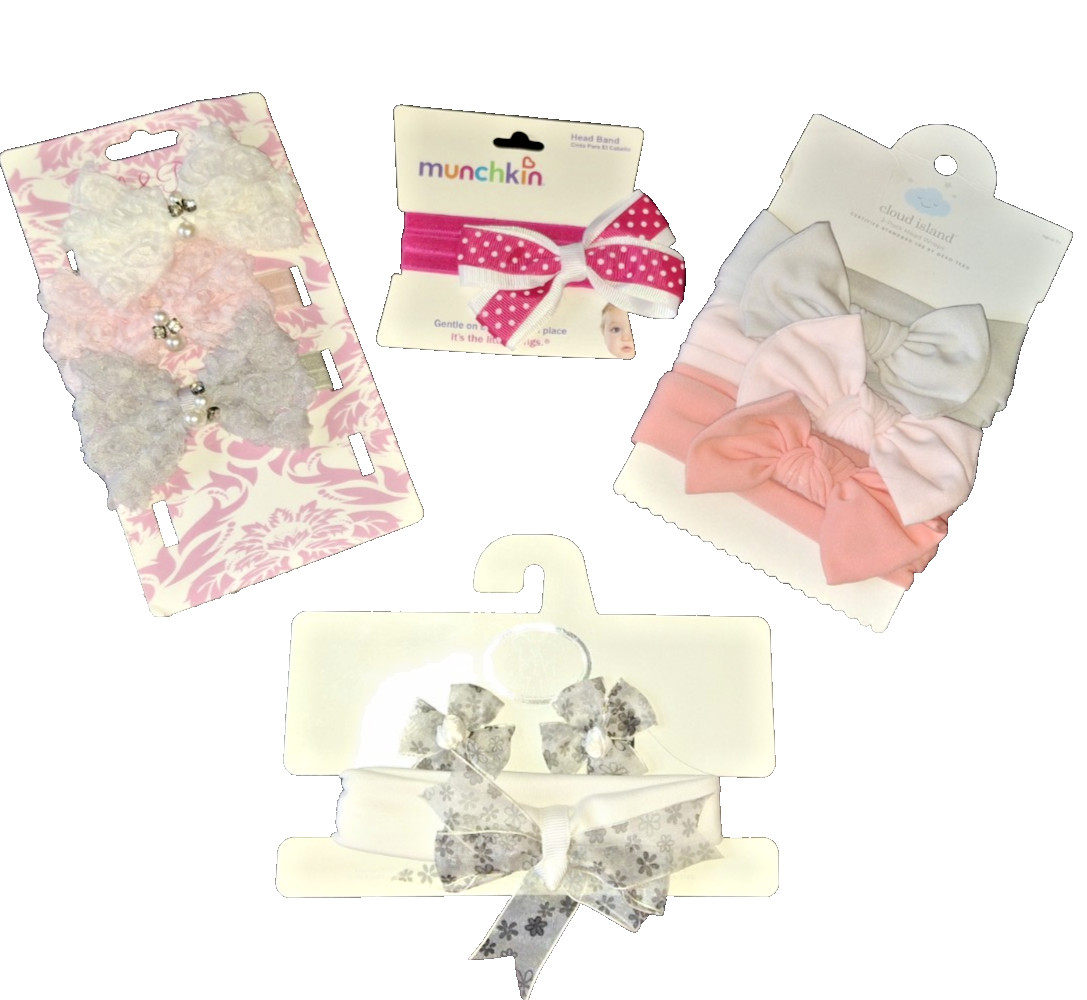 Girls\' baby headband Bows One Size baby doll lot of 10 pcs asst 💥SEND OFFER$💥