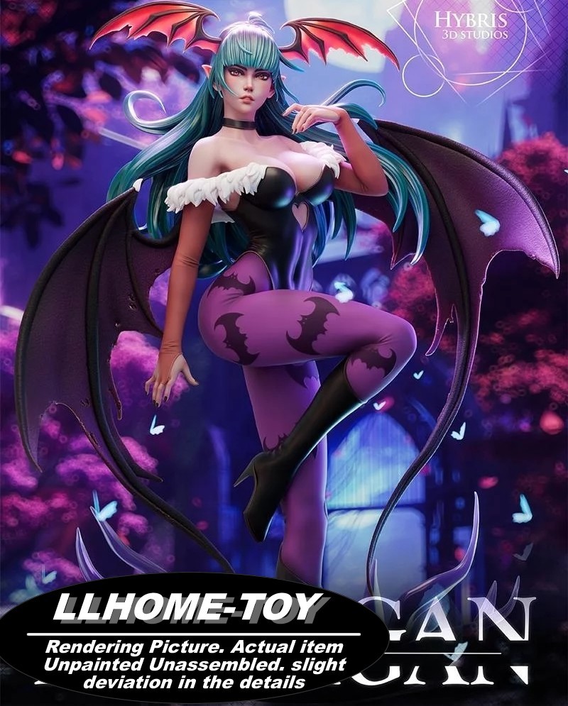 16CM tall hot Morrigan Resin 3D Print Model Unpainted Unassembled GK Figure