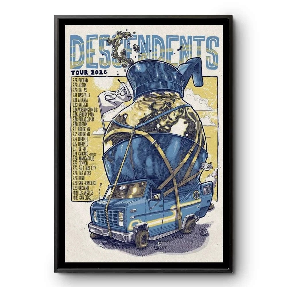 Descendents Tour 2026 Sep 4 Washington DC Concert Poster