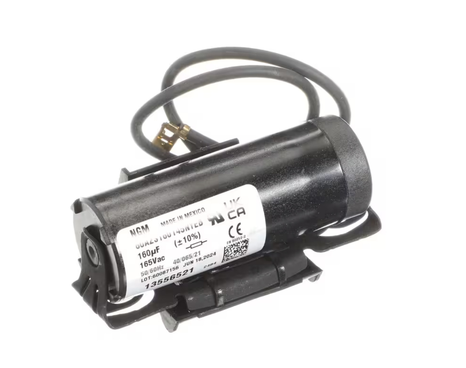 NGM 60A2S160145NYEB 160 uF (+/-10%) 165 Vac 50/60Hz Start Capacitor True 956443