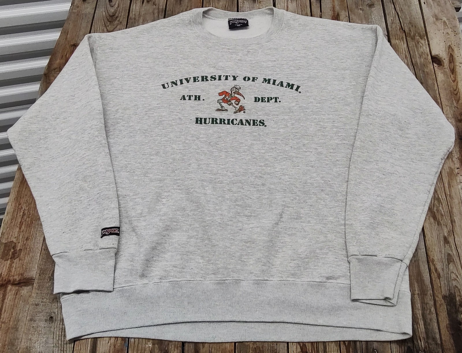 Vintage 90\'s NCAA University of Miami Hurricanes Athletics Department Vintage 90\'s NCAA University of Miami Hurricanes Athletics Department