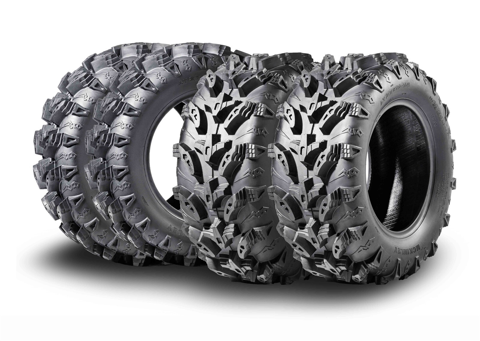 MCKINLEY UTV ATV Tires 27X9-14 & 27X11-14 6 Ply Full Set Super Mud Offroad MCKINLEY UTV ATV Tires 27X9-14 & 27X11-14 6 Ply Full Set Super Mud Offroad