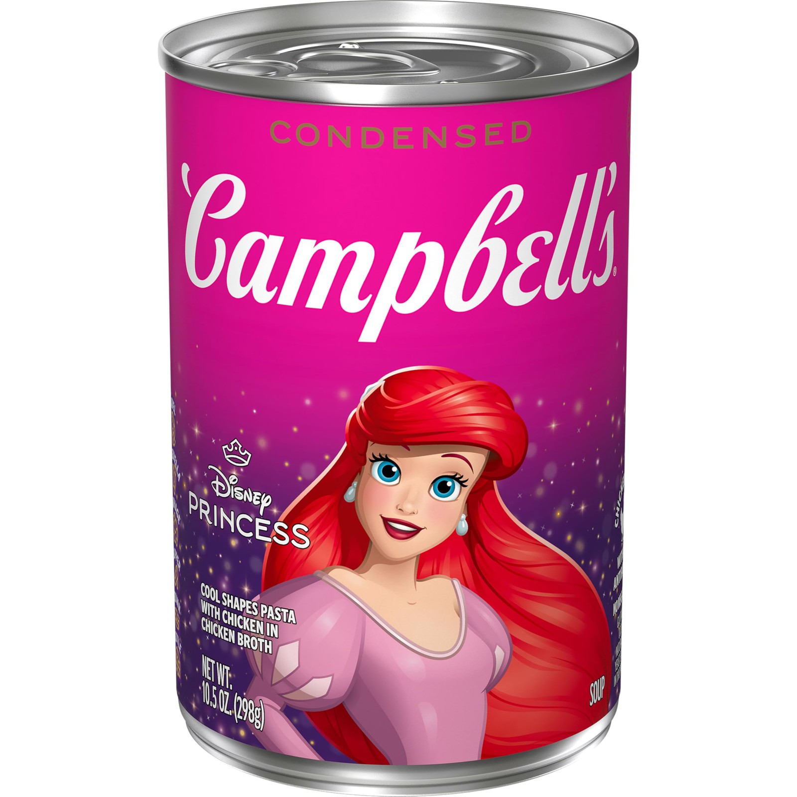 Campbell\'s Kids Soup, Disney 10.5 Ounce (Pack of 1), Princess-Shaped Pasta Campbell\'s Kids Soup, Disney 10.5 Ounce (Pack of 1), Princess-Shaped Pasta