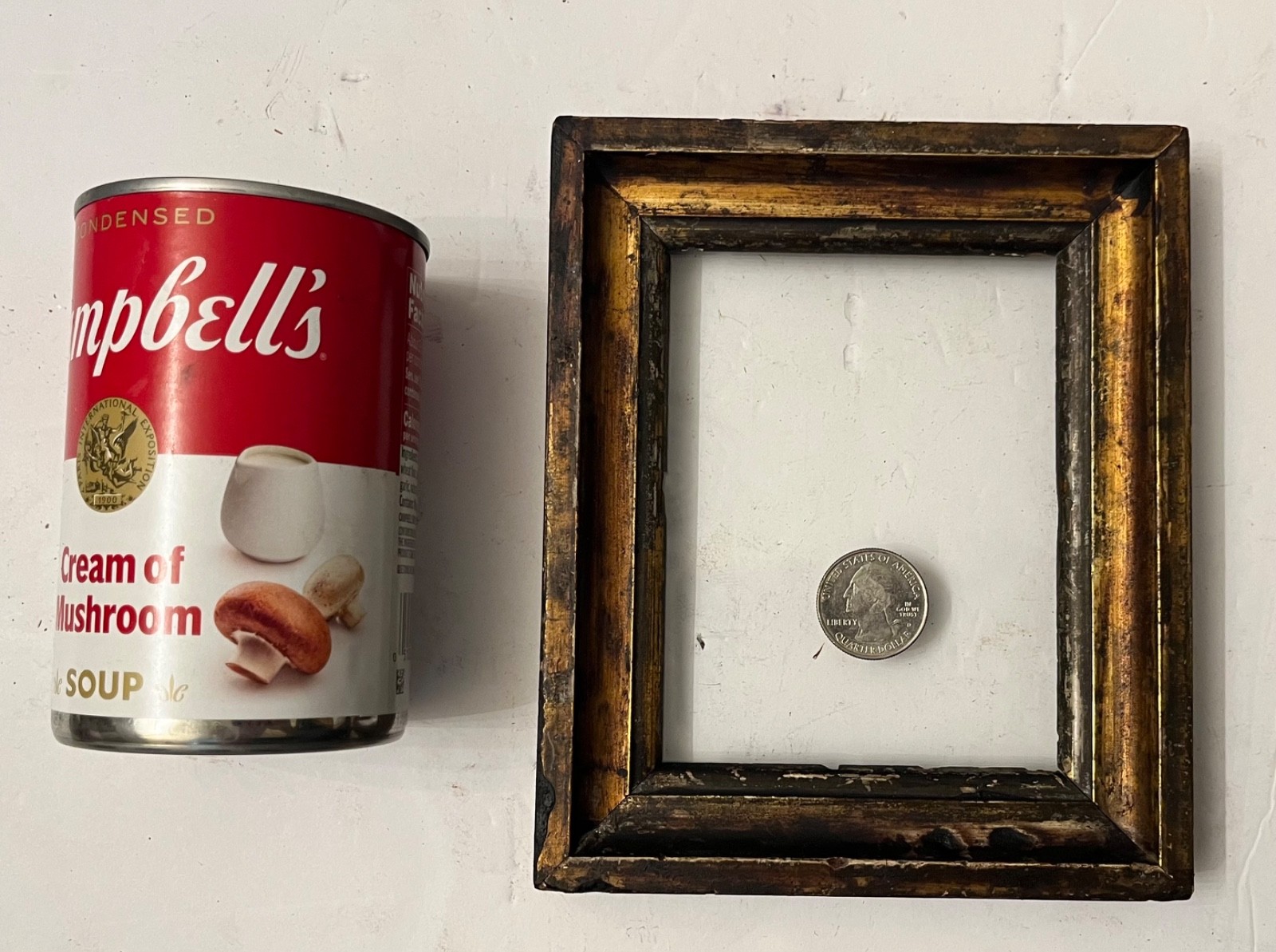 Antique Miniature Gilt Period Frame - untouched surface