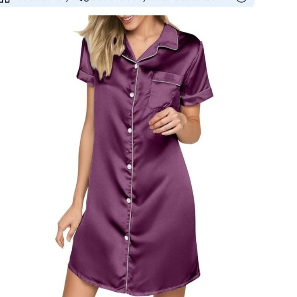 Purple Nightgown 3x Purple Nightgown 3x