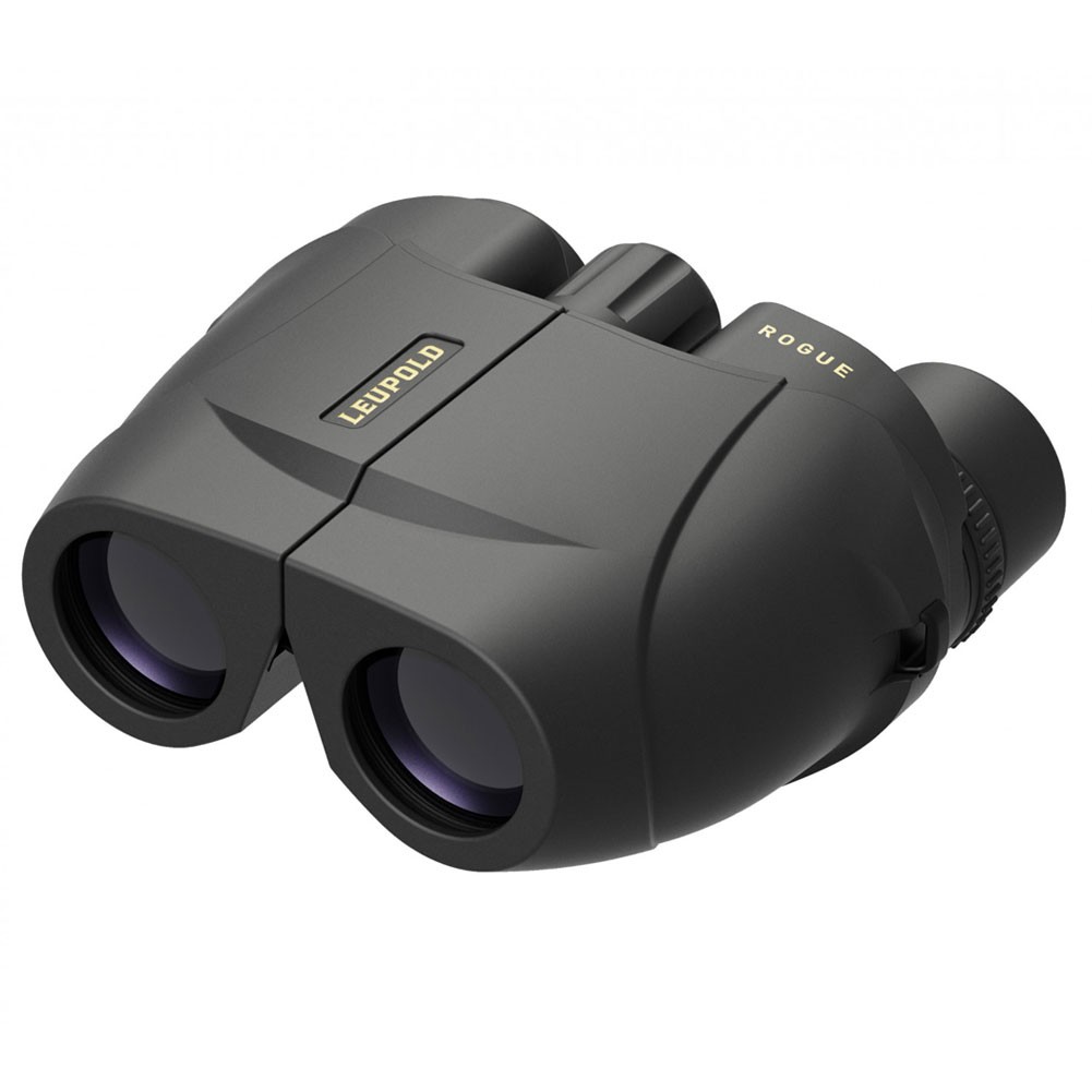 Leupold BX-1 Rogue 10x25mm Compact Binoculars, Black Finish, 59225