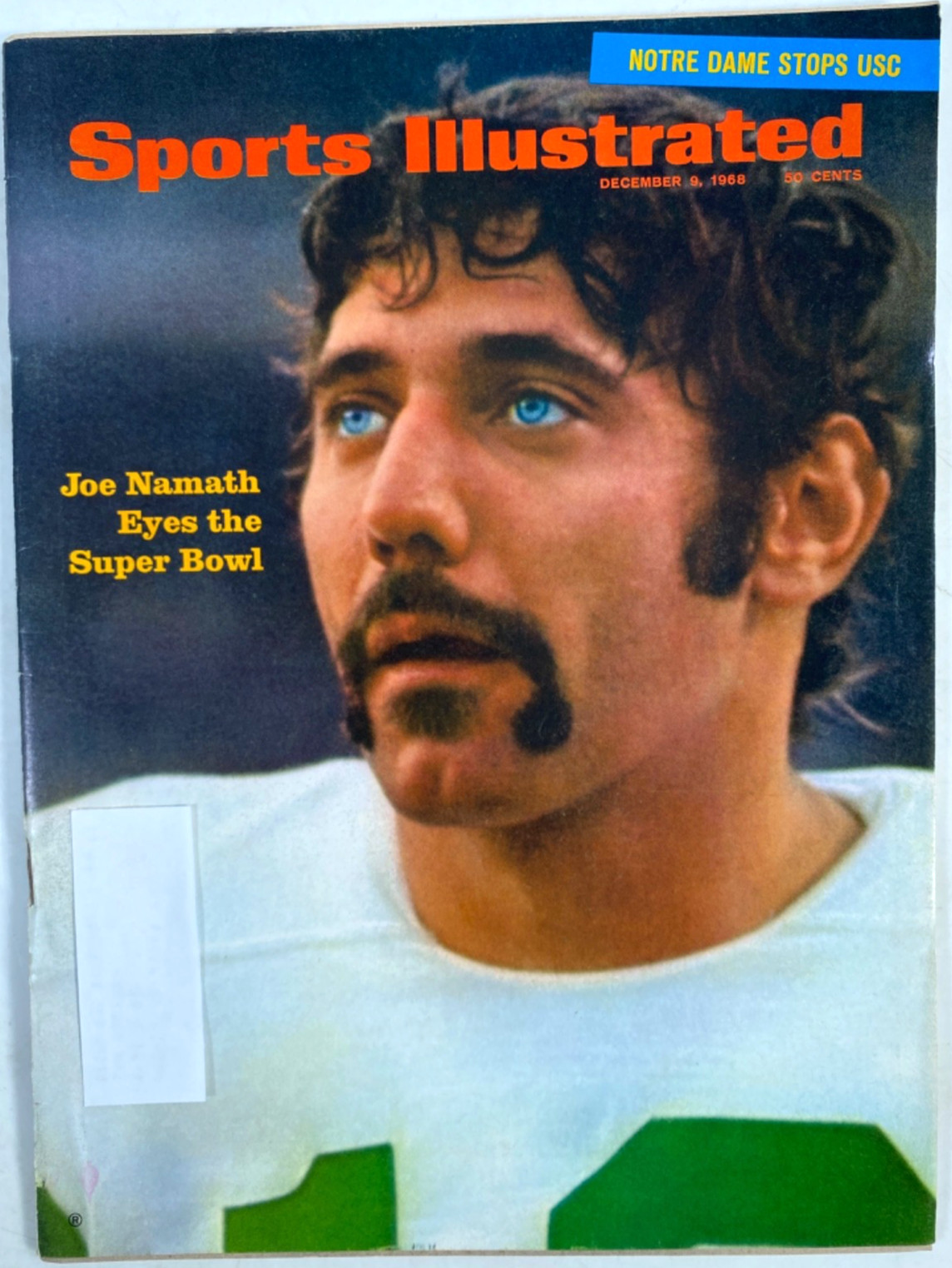 1968 Dec 9 SPORTS ILLUSTRATED vintage magazine NFL NEW YORK JETS - JOE NAMATH 1968 Dec 9 SPORTS ILLUSTRATED vintage magazine NFL NEW YORK JETS - JOE NAMATH