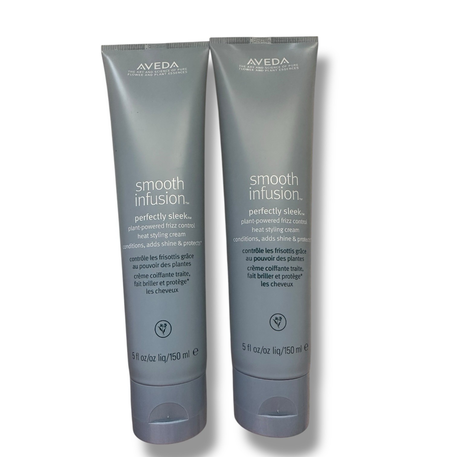 2 X Aveda Smooth Infusion Perfectly Sleek Heat Styling Cream 5fl.oz./oz.liq 2 X Aveda Smooth Infusion Perfectly Sleek Heat Styling Cream 5fl.oz./oz.liq
