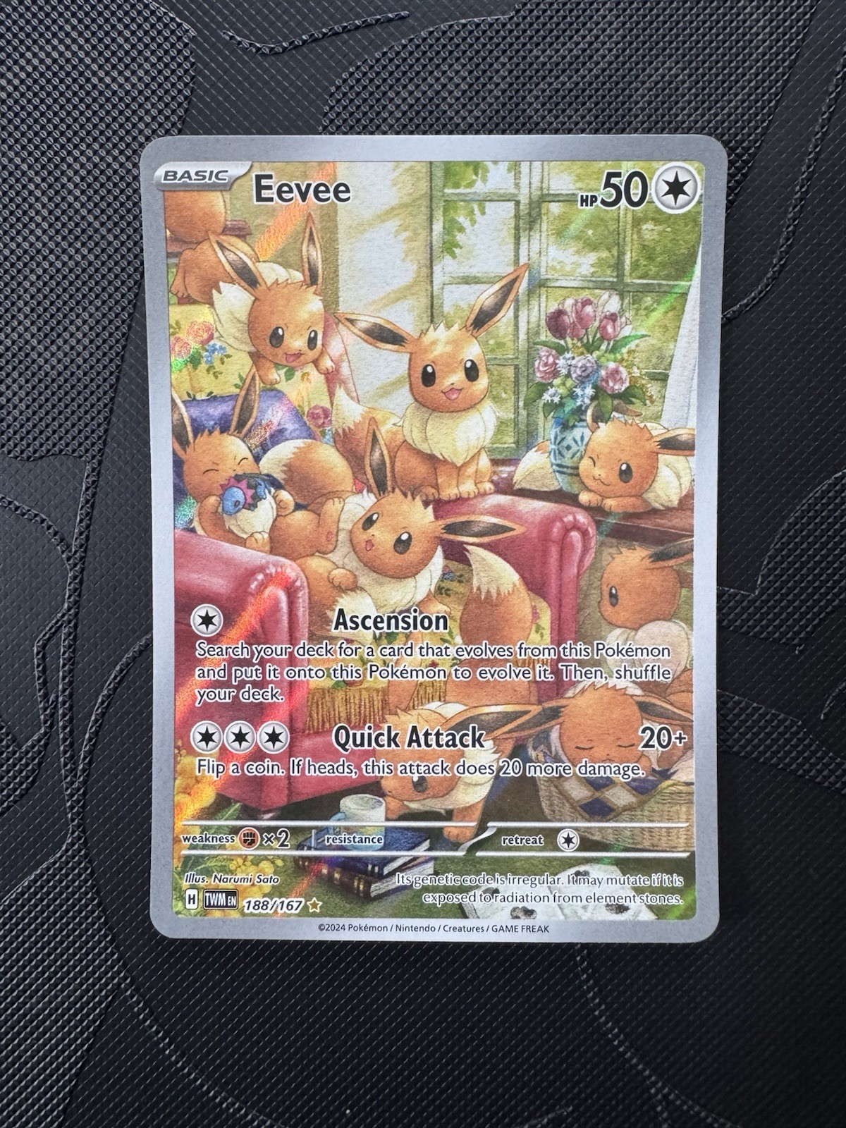 Eevee 188/167 Sv06: Twilight Masquerade Holo