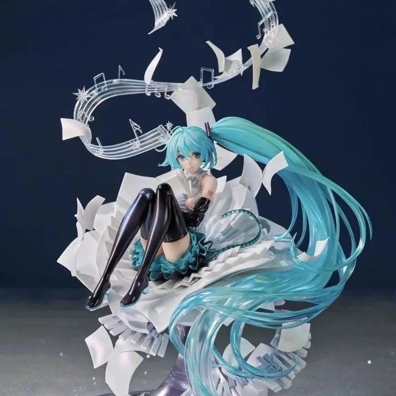 35CM Hatsune Miku PVC Anime Figure Beautiful Girl Collectible Statue Model Toy G 35CM Hatsune Miku PVC Anime Figure Beautiful Girl Collectible Statue Model Toy G