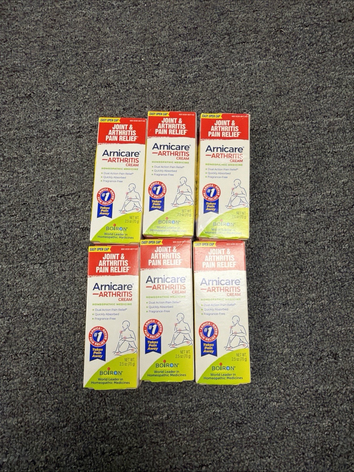 Arnicare Arthritis Pain Relief Boiron Arthritis Cream 2.5 Ounces Exp:5/28