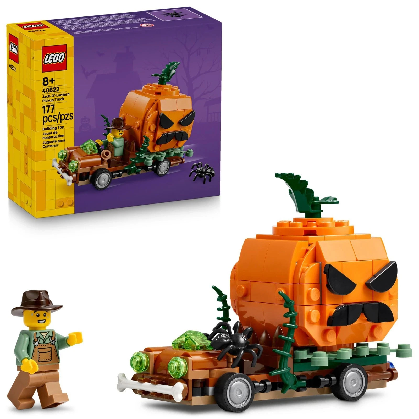 LEGO Jack-O\'-Lantern Pickup Truck 40822 Multicolor