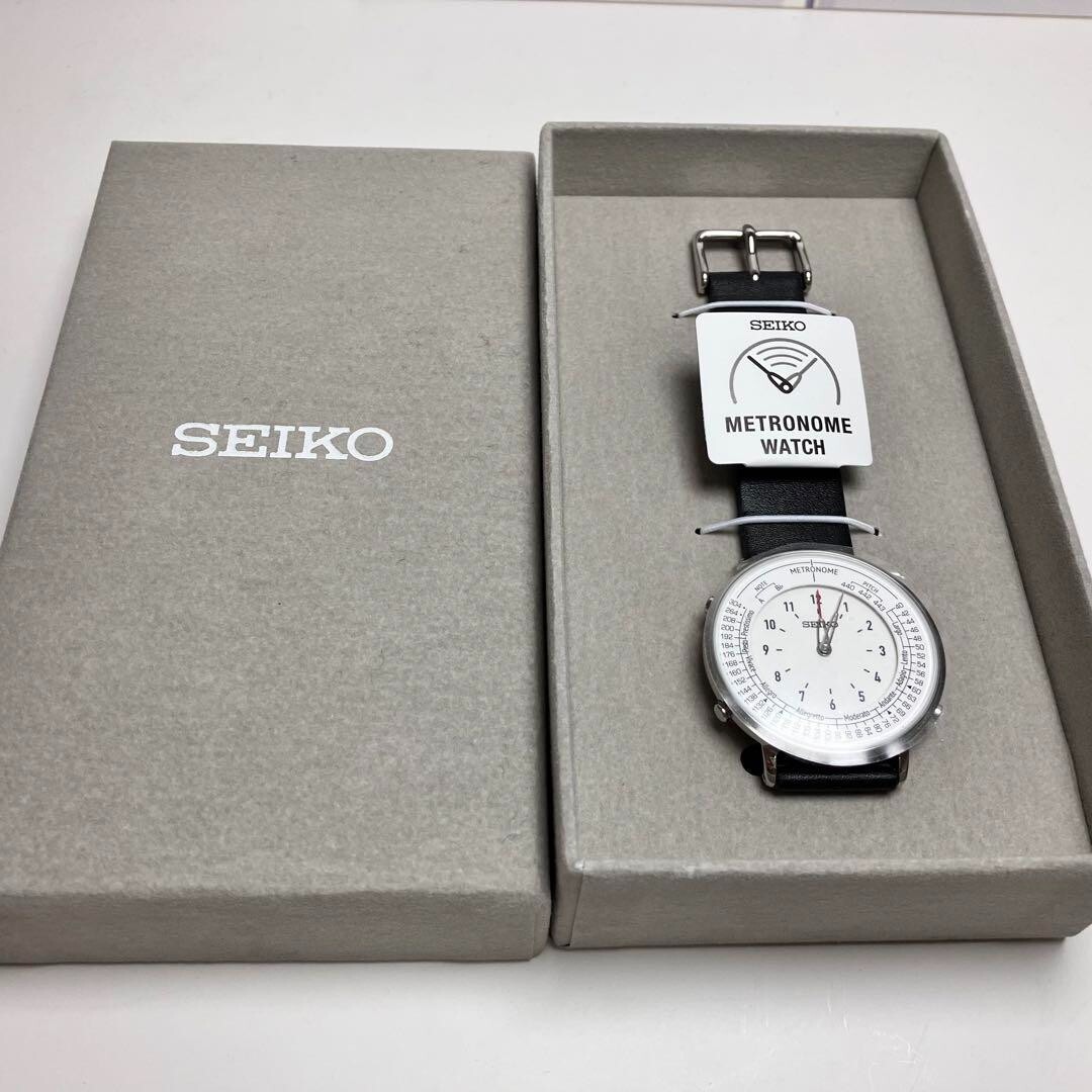 SEIKO Metronome Watch Standard Line Color Monotone SMW006A- New -1 day ship