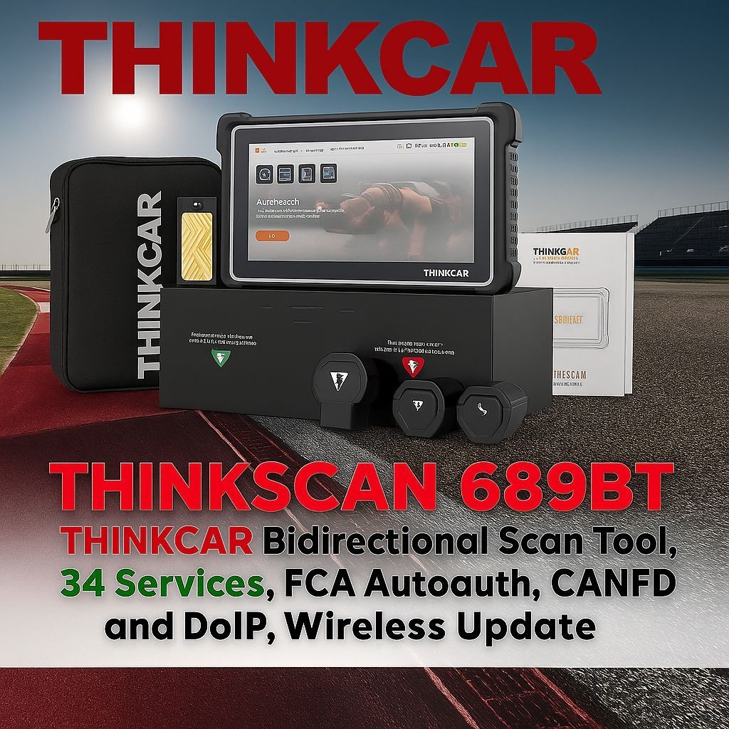 Thinkscan 689BT Auto Diagnostic, THINKCAR Bidirectional, OBD2 Car Scanner