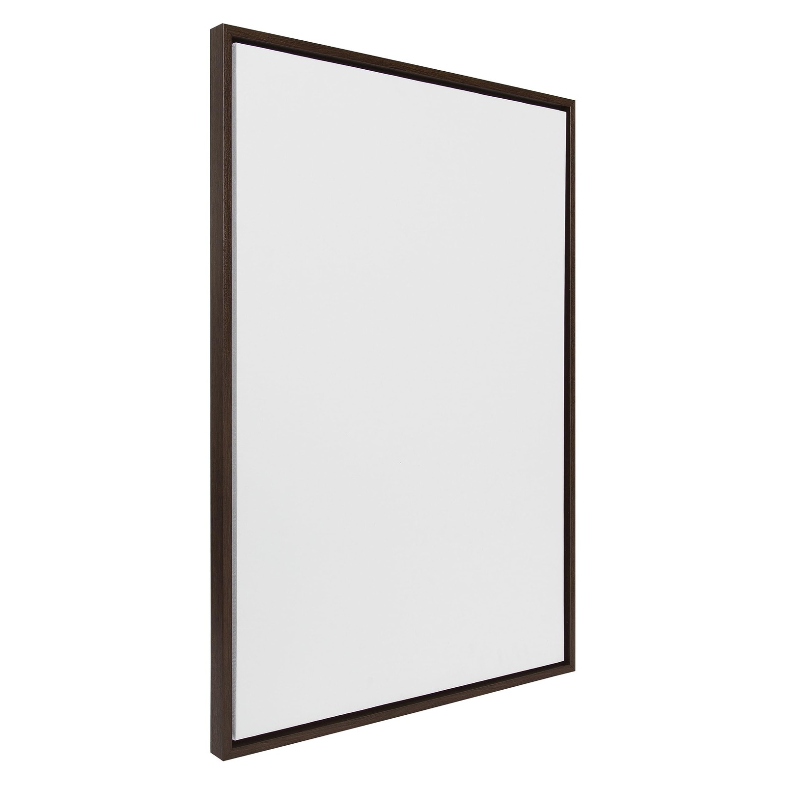 Kate and Laurel Sylvie Blank Framed Canvas 28x38 Brown - Paint-Your-Own Art