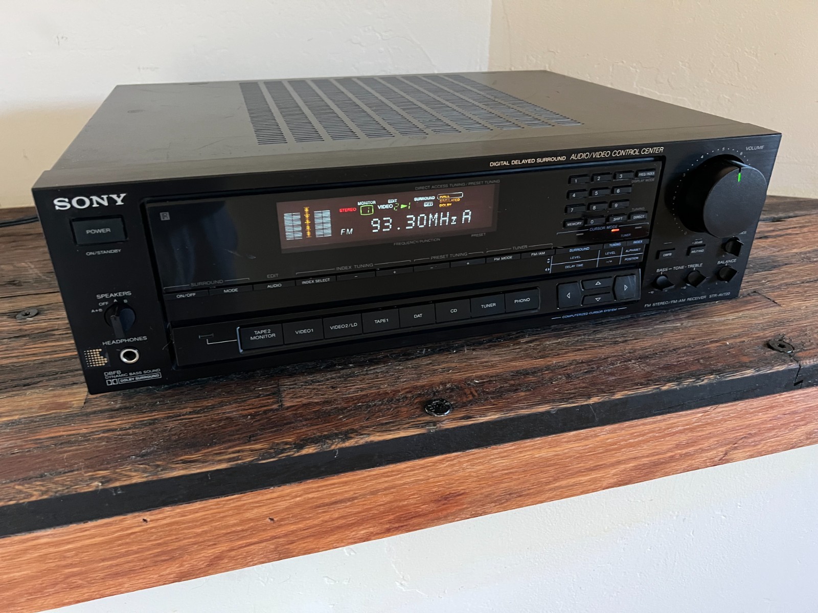 Vintage Sony STR-AV720 Stereo Receiver Vintage Sony STR-AV720 Stereo Receiver