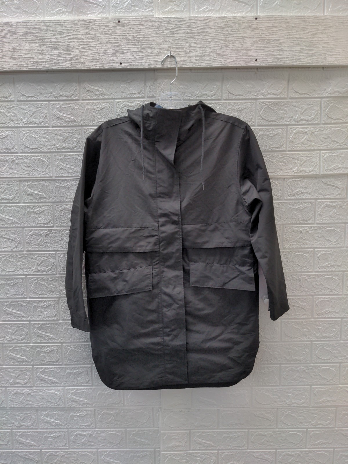 New Everlane Women\'s The Anorak Black Sz S New Everlane Women\'s The Anorak Black Sz S