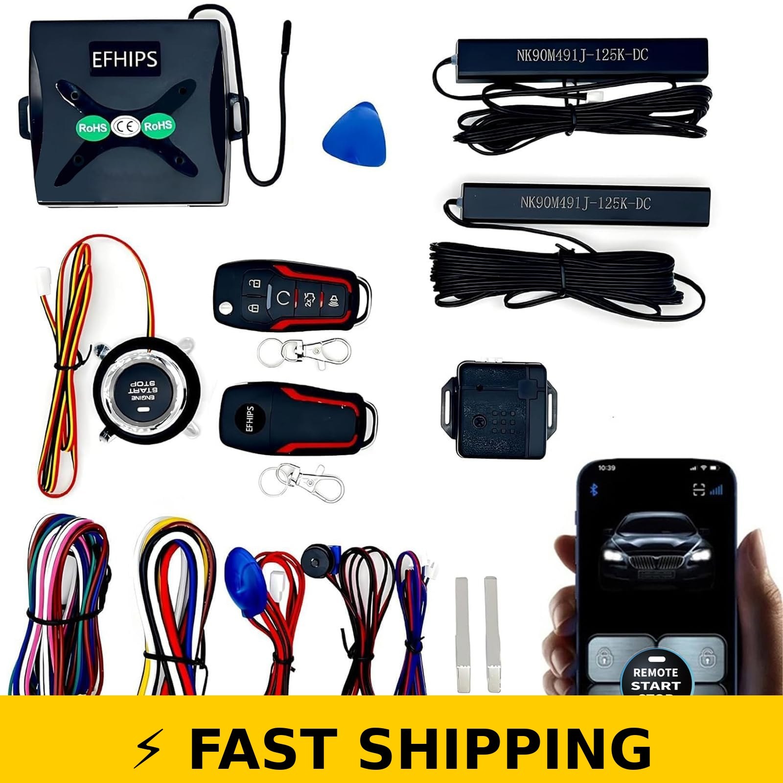 EFHIPS Keyless Entry System with Remote Start & Alarm EFHIPS Keyless Entry System with Remote Start & Alarm