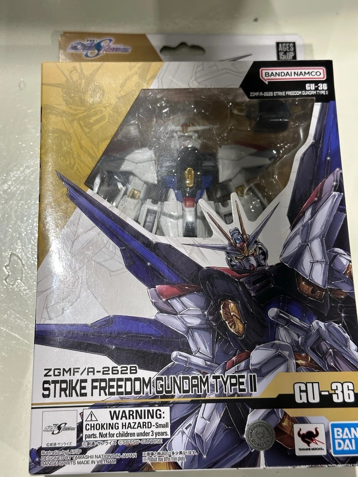 Bandai Gundam Universe ZGMF/A-262B Strike Freedom Gundam Type II Bandai Gundam Universe ZGMF/A-262B Strike Freedom Gundam Type II