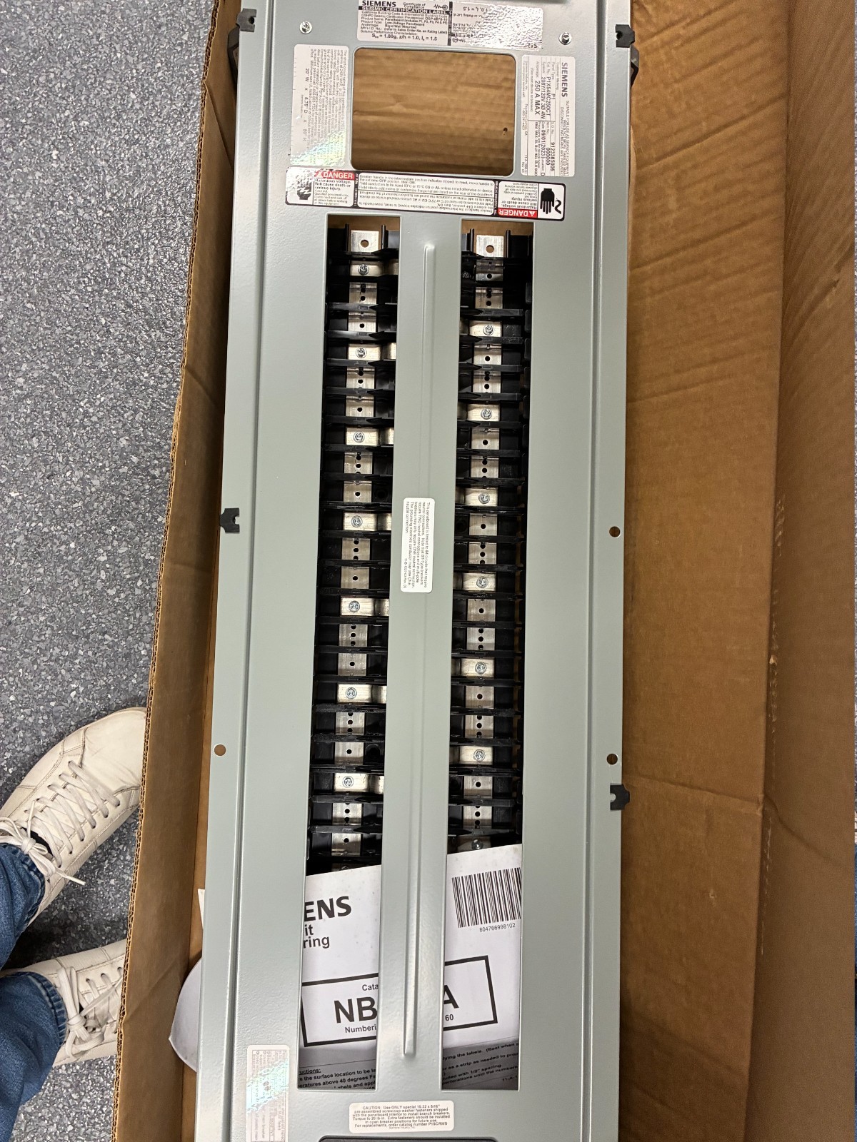 SIEMENS - PANEL GUT P1X54MC250CT 20x5.75x50 250A SIEMENS - PANEL GUT P1X54MC250CT 20x5.75x50 250A