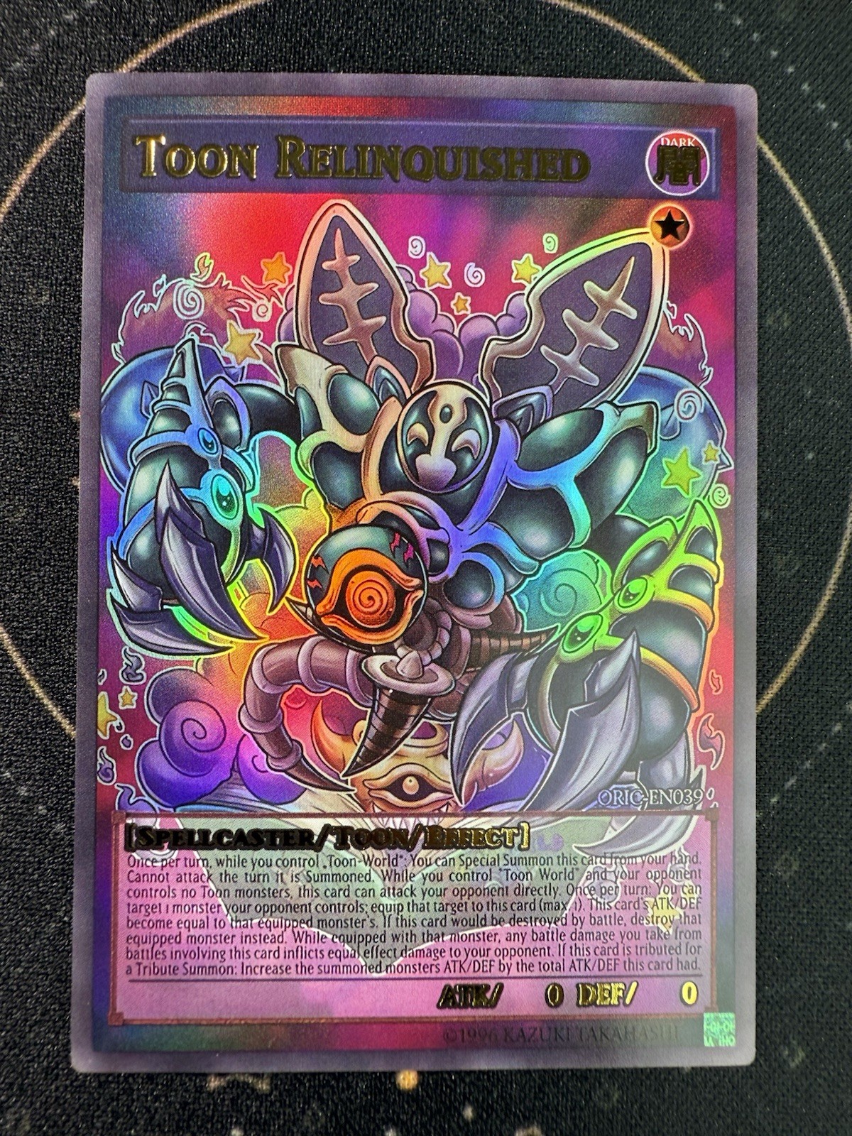 Yugioh Toon Relinquished Full ART