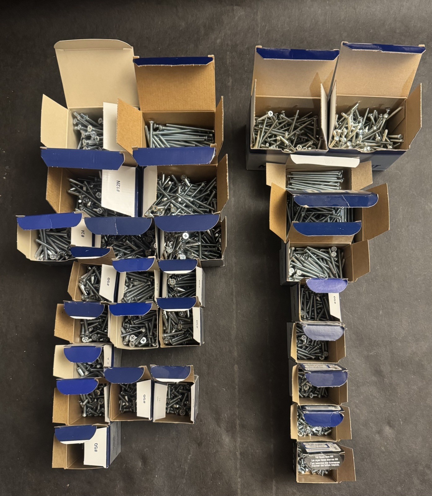 Midwest Fastener Phillips Flat Head Machine Screws Lot 28 Boxes Sizes: 10 & 8 