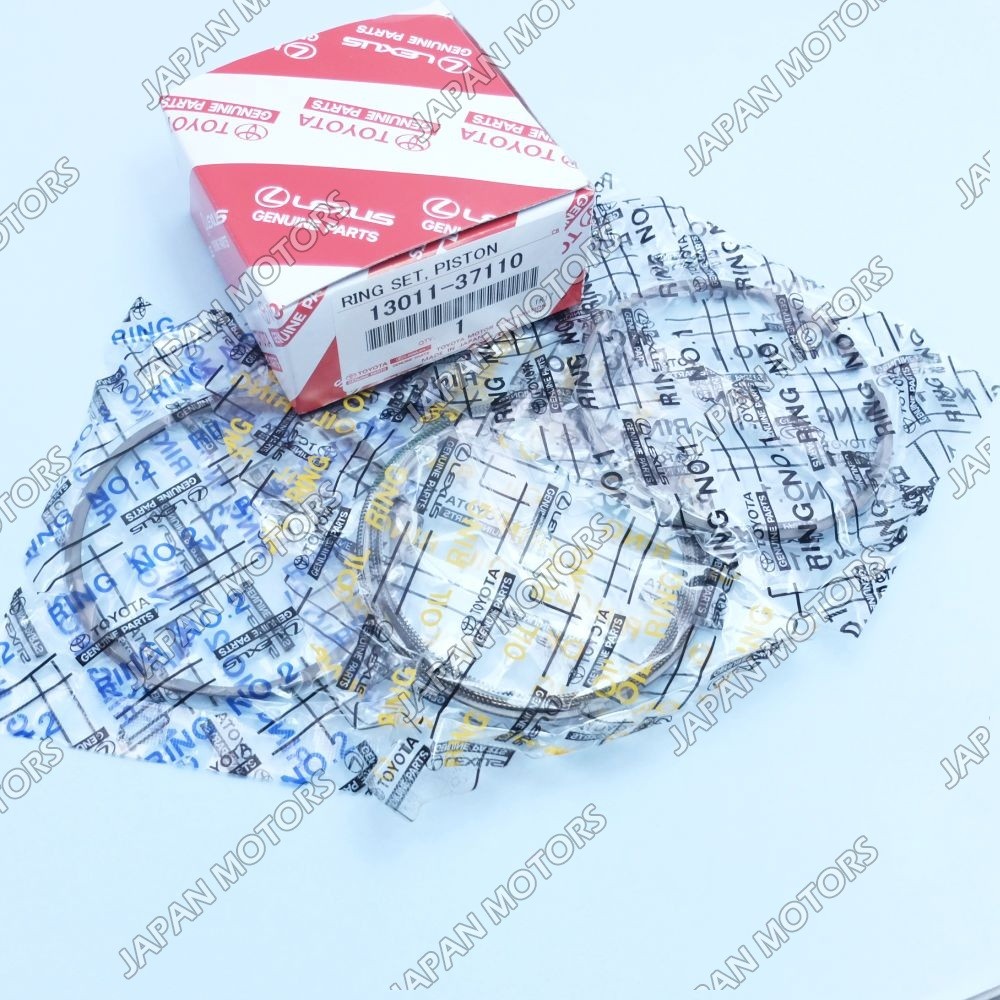 13011-37110 New Genuine OEM Toyota Prius / Lexus CT200h Piston Rings Engine Kit