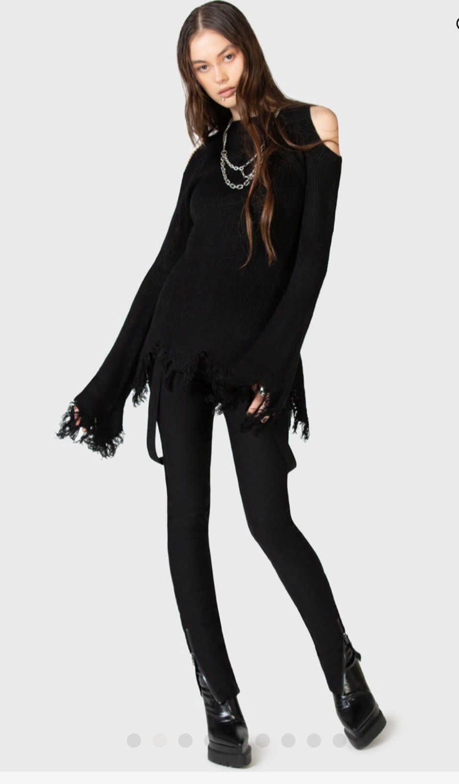 🖤 Kihilist by Killstar Strange Vanity Trousers UK 3xl