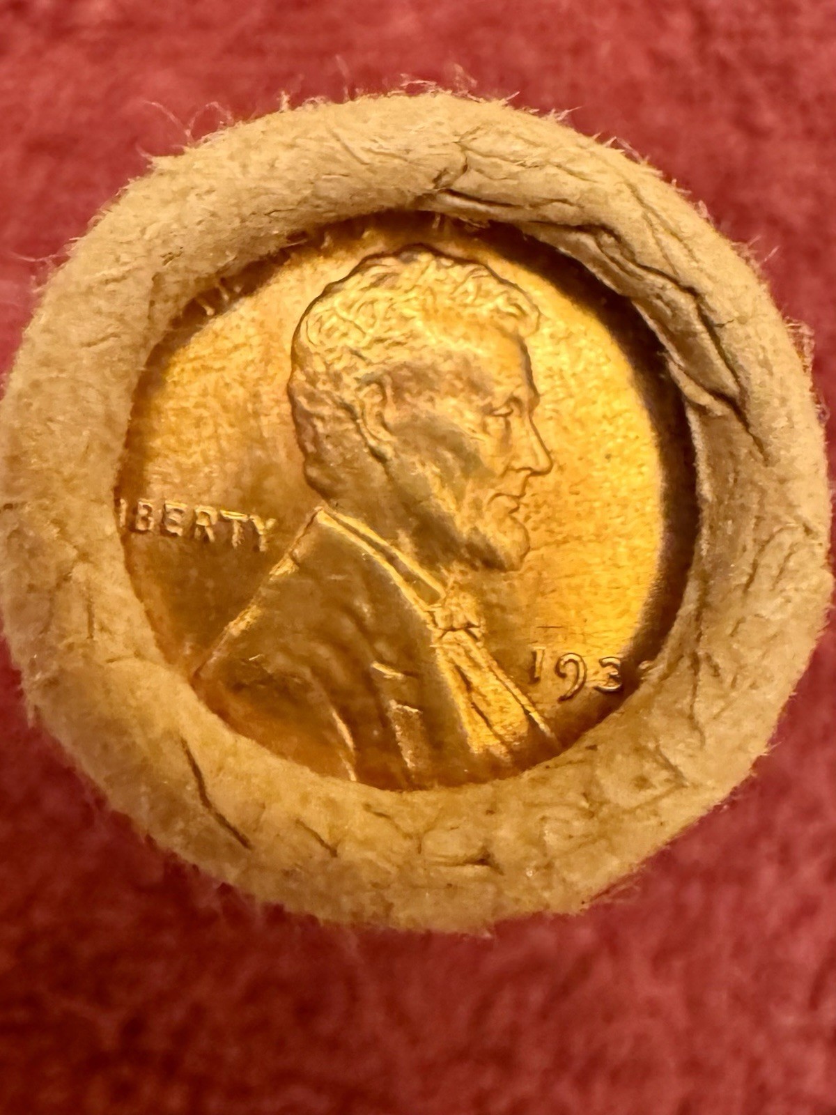 1939-P Lincoln Cent OBW GEM BU RED ROLL 1939-P Lincoln Cent OBW GEM BU RED ROLL