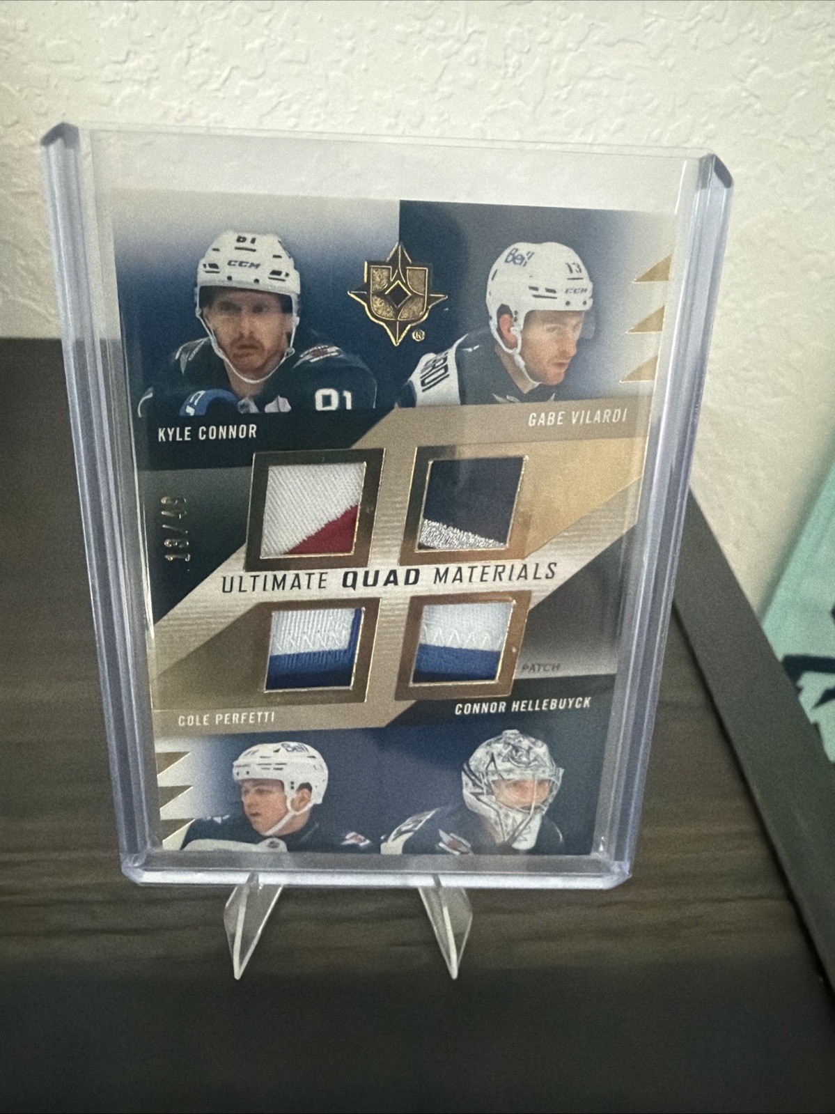 2025-26 Ultimate Collection Quad Materials QM-CVPH Jets Patch /49 FAST SHIPPING