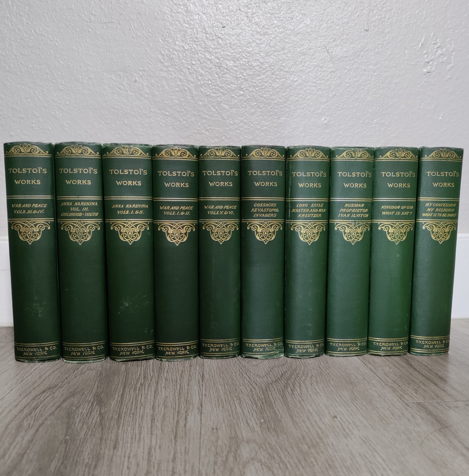 1899 Antique Tolstoy Collection – Thomas Y. Crowell & Company