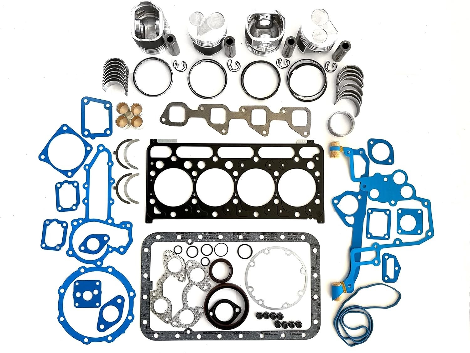 Kubota V2203 IDI Engine Overhaul Rebuild Kit .020 Oversize Piston Ring Set 87.50 Kubota V2203 IDI Engine Overhaul Rebuild Kit .020 Oversize Piston Ring Set 87.50