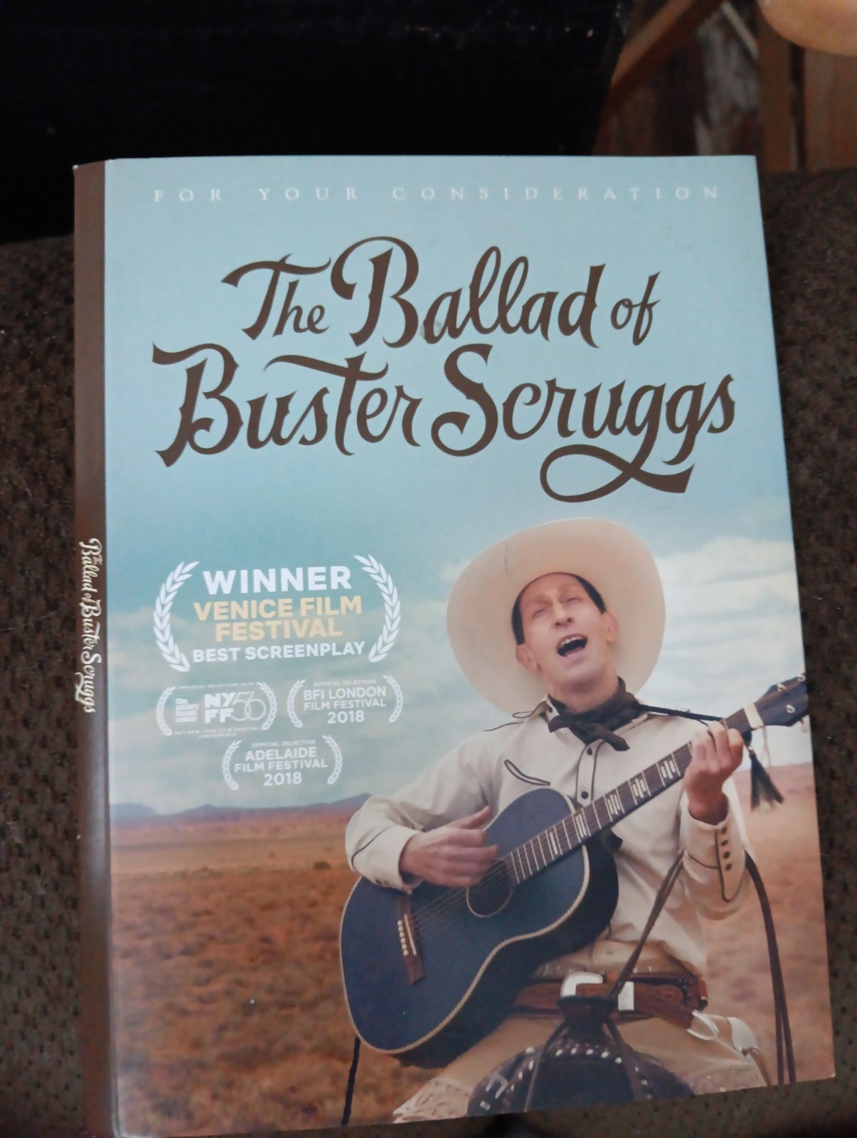 THE BALLAD OF BUSTER SCRUGGS FYC For Your Consideration DVD Coen Brothers THE BALLAD OF BUSTER SCRUGGS FYC For Your Consideration DVD Coen Brothers