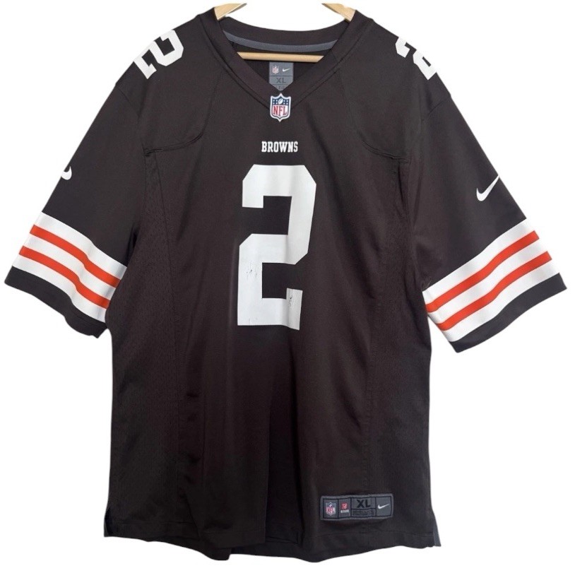 Nike On Field Cleveland Browns Johnny Manziel #2 Jersey Mens Size XL Brown