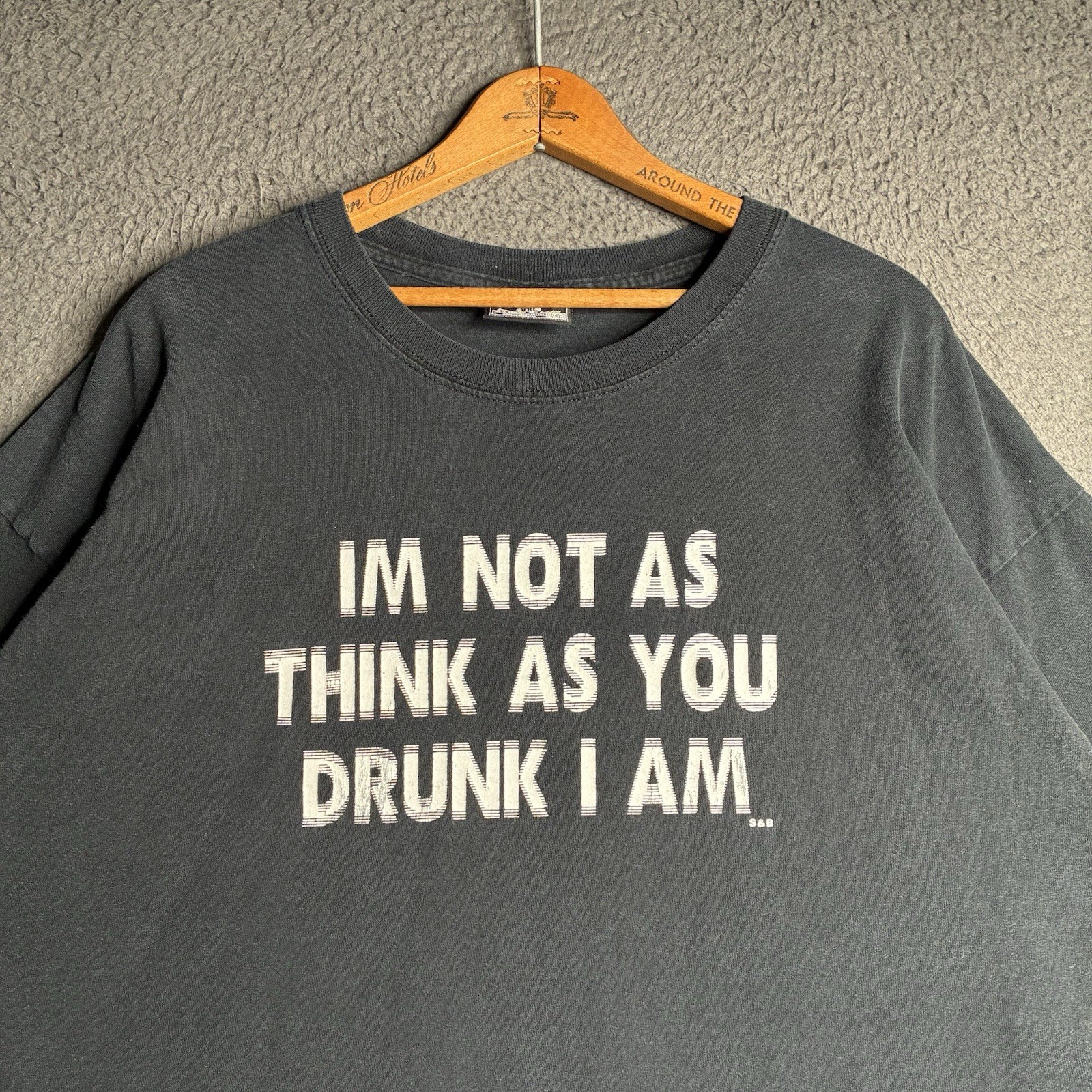 Vintage Y2K Funny Statement T-Shirt Men’s 2XL Grunge Cyber Humor