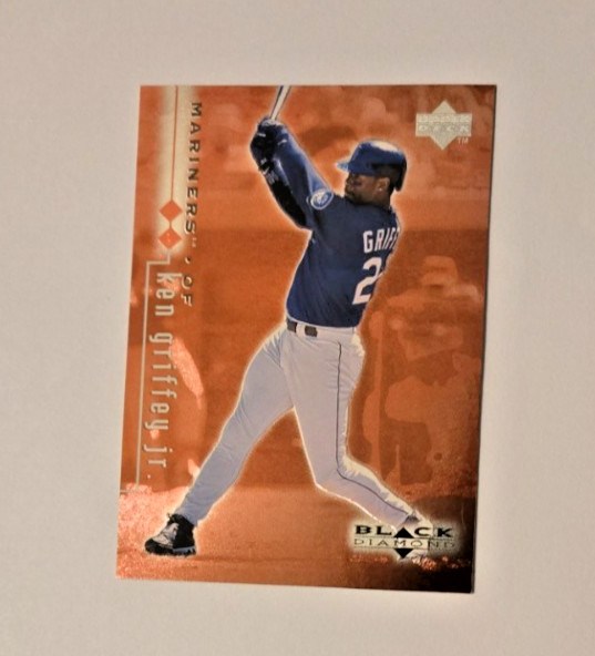 1999 UPPER DECK BLACK DIAMOND DOUBLE DIAMOND 0617/1998, KEN GRIFFEY # 76 1999 UPPER DECK BLACK DIAMOND DOUBLE DIAMOND 0617/1998, KEN GRIFFEY # 76