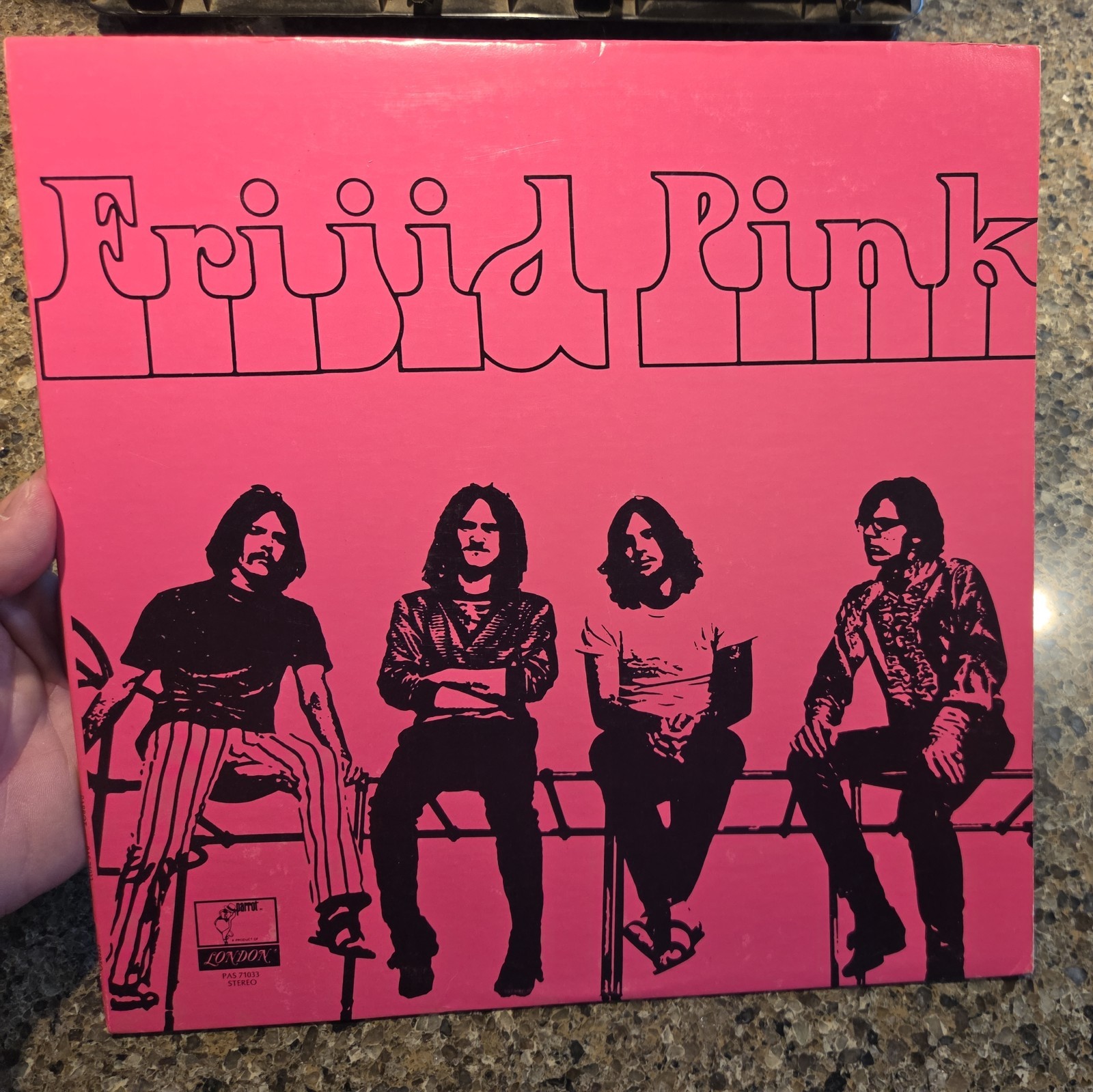 Frijid Pink Self Titled LP Parrot PAS 71033 Rock Vinyl Record NM Vinyl