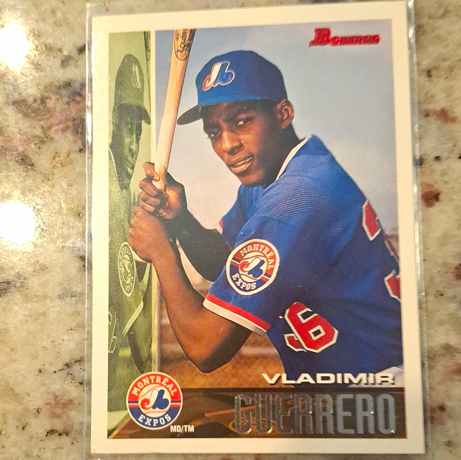 Bowman 1995 Vladimir Guerrero Montreal Expos #90 Rookie Base Set Bowman 1995 Vladimir Guerrero Montreal Expos #90 Rookie Base Set