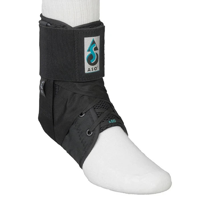 Med Spec ASO with Stays Ankle Stabilizer Brace Black 