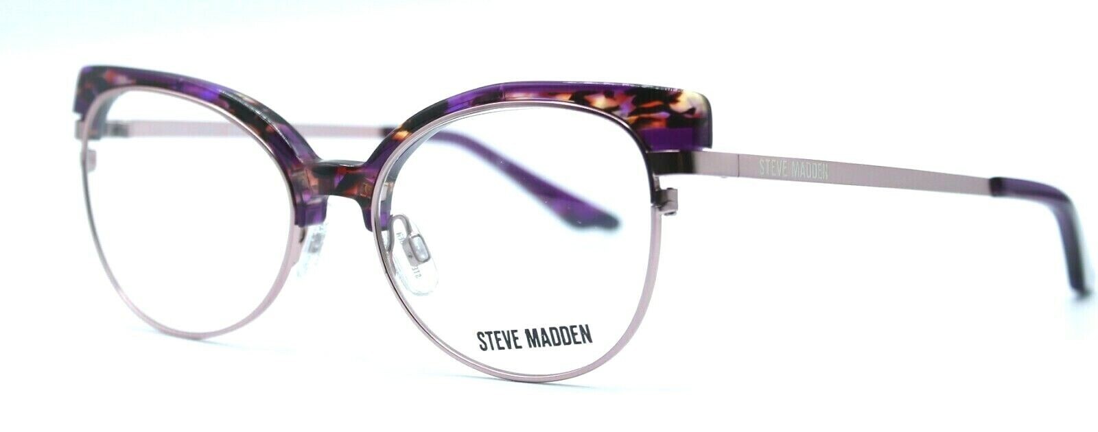 BRAND NEW STEVE MADDEN FLAIRR PURPLE TORTOISE AUTHENTIC EYEGLASSES 51-16-135 MM
