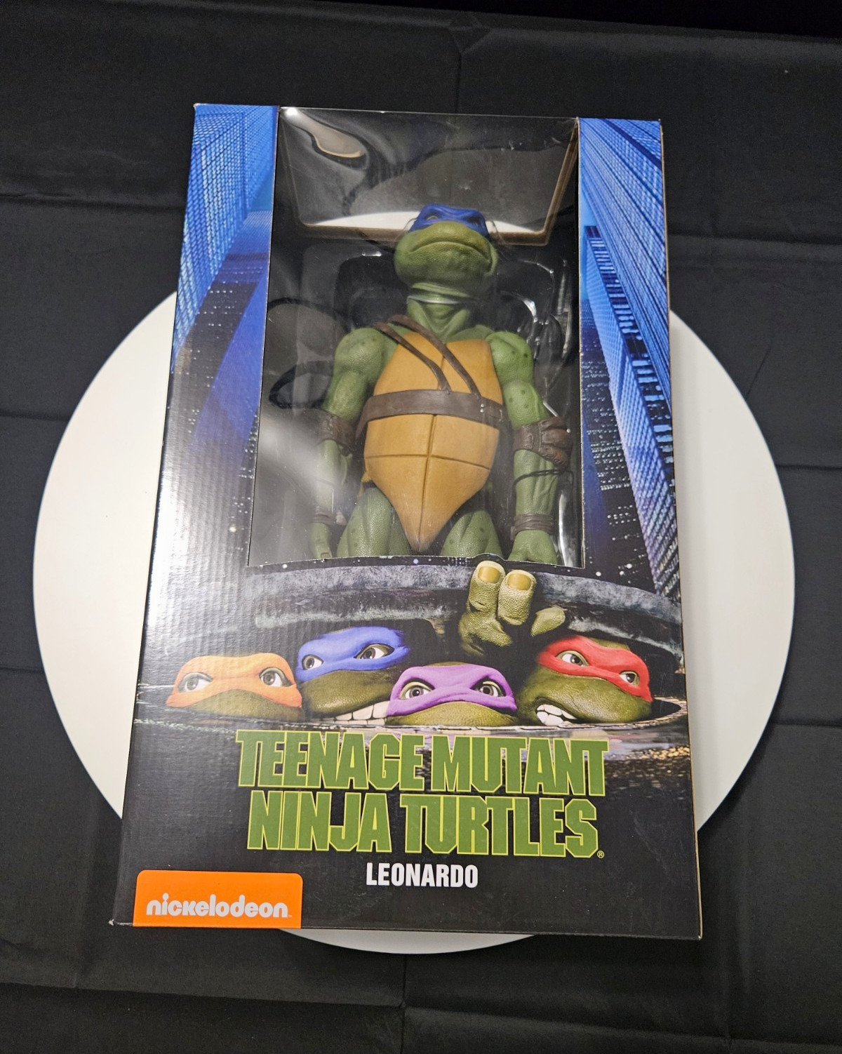 NECA Teenage Mutant Ninja Turtles Leonardo Action Figure Nickelodeon Boxed