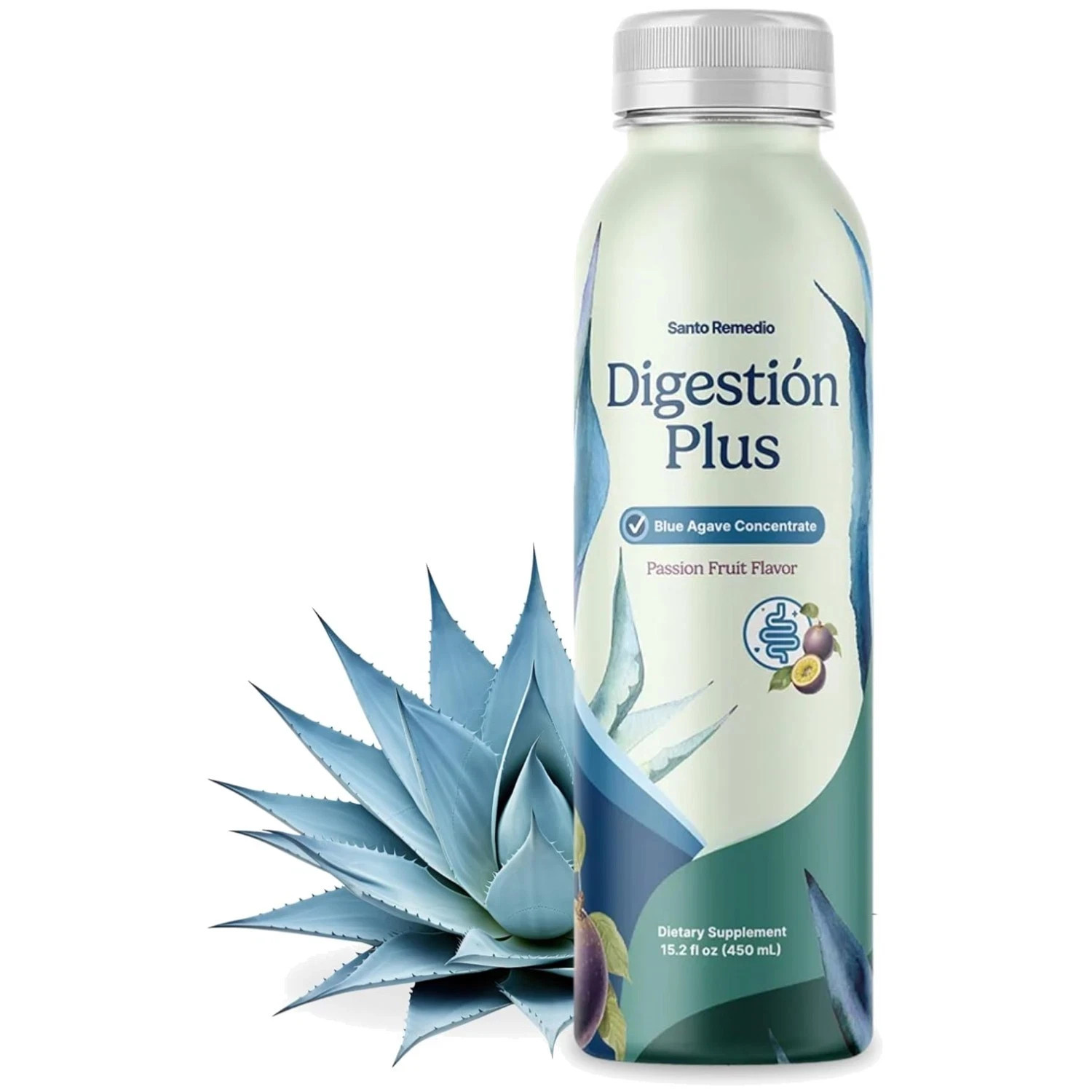 Santo Remedio Digestion Plus, Concentrated Blue Agave Passion Fruit Santo Remedio Digestion Plus, Concentrated Blue Agave Passion Fruit