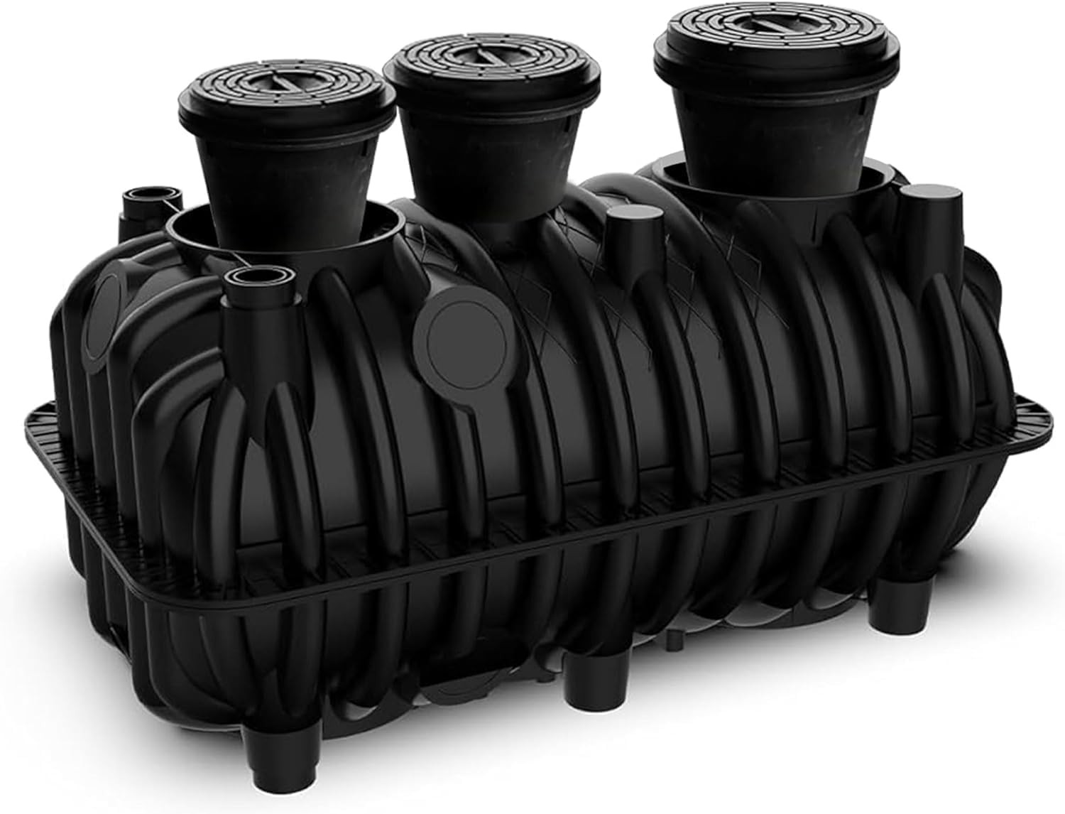 Large Underground Septic Tank Kit -68.3X38.8X36.2In Plastic Septic Tank System