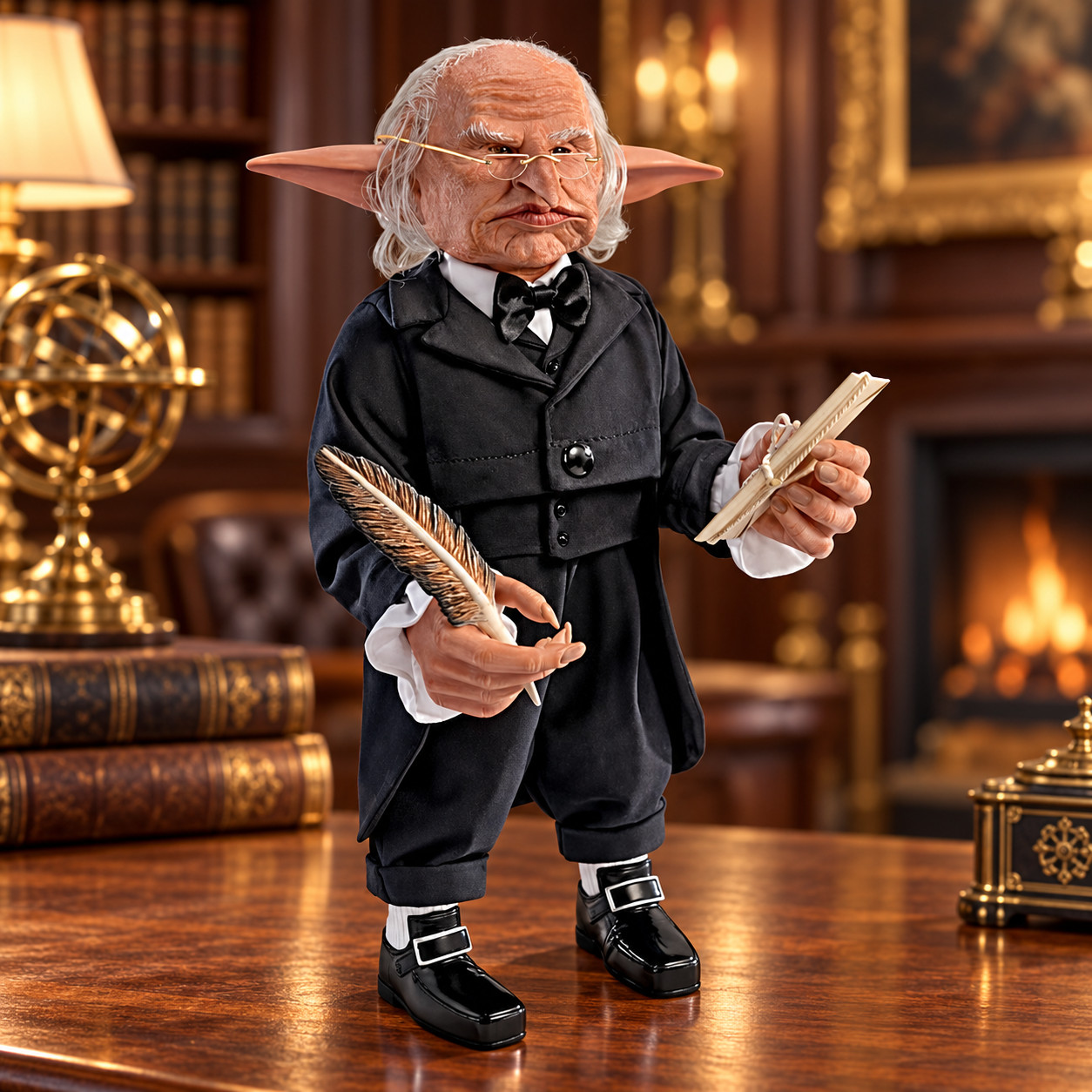 The Ashton-Drake Galleries GRINGOTTS Bank Head Goblin Portrait Figure The Ashton-Drake Galleries GRINGOTTS Bank Head Goblin Portrait Figure