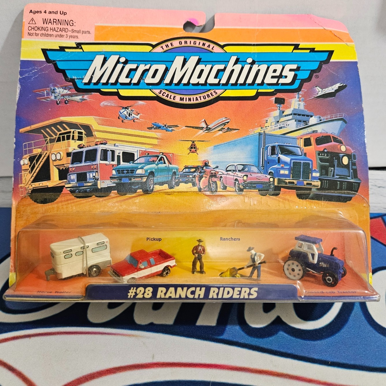 Vintage 1997 Micro Machines #28 Ranch Riders 75030 Galoob Sealed Rare Set