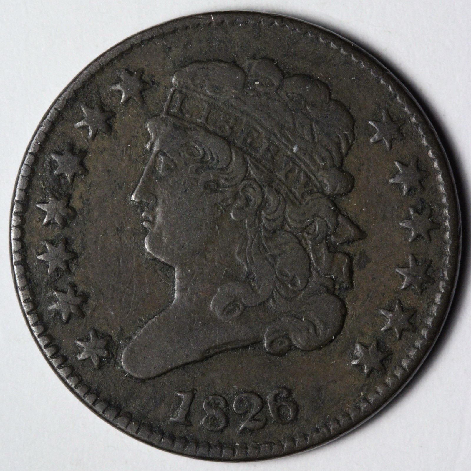 1826 Classic Head Half Cent XF E105 ZWCCA